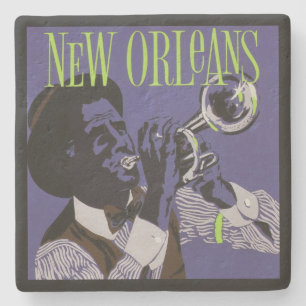New Orleans Music stone coasters