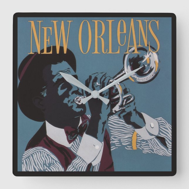 New Orleans Music wall clock (Front)