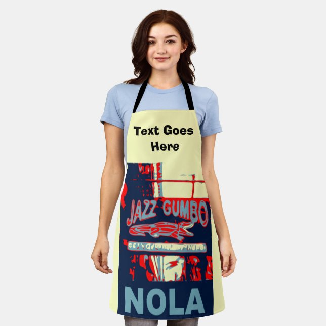 New Orleans Neighbourhoods, add text, Apron (Worn)