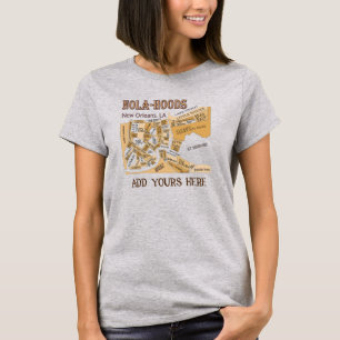 New Orleans Neighbourhoods Map, NOLA_HOODS T-Shirt