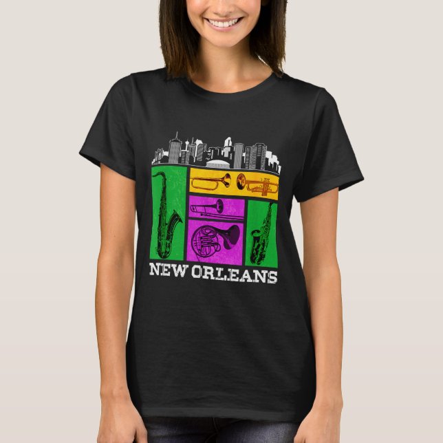 New Orleans, Nola And The Big Easy Men, Women And  T-Shirt (Front)