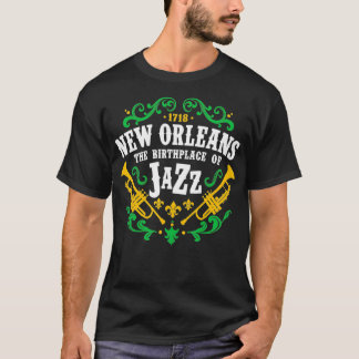 New Orleans NOLA Birthplace of Jazz T-Shirt