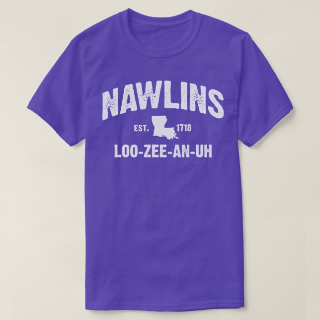 New Orleans NOLA Nawlins Louisiana TShirt (Design Front)