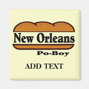 New Orleans Po Boy Magnet