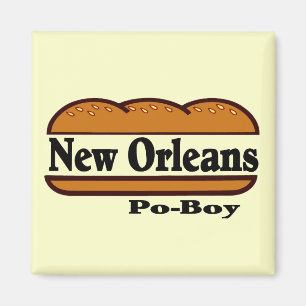New Orleans Po Boy Magnet