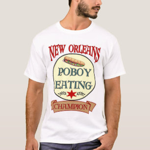New Orleans Poboy Eating Champion T-Shirt