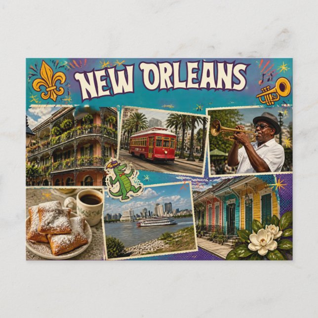 New Orleans Postcard (Front)