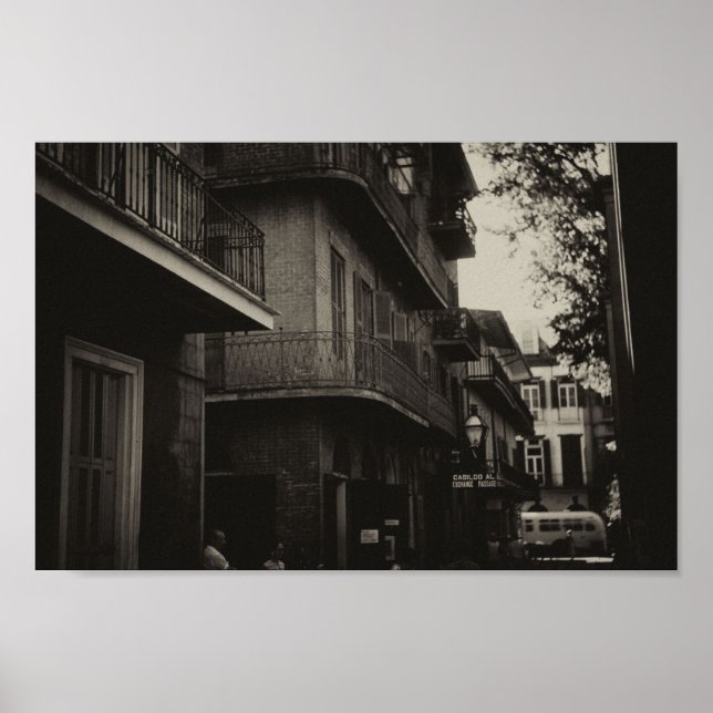 New Orleans Retro Mid-Century Inspired Poster (Front)