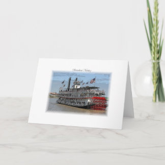 New Orleans Riverboat Card