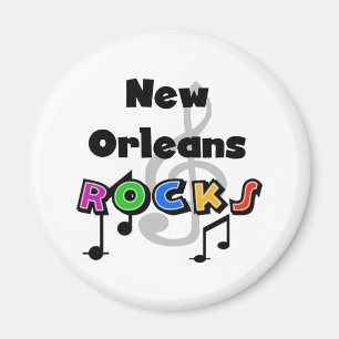 New Orleans Rocks Magnet