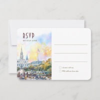 New Orleans RSVP Wedding Insert Destination