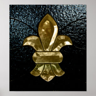 New Orleans Saints Logo Fleur De Lis Poster