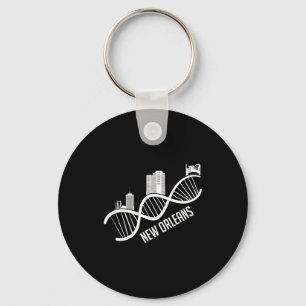 New Orleans Skyline City Louisiana Funny Gift Key Ring