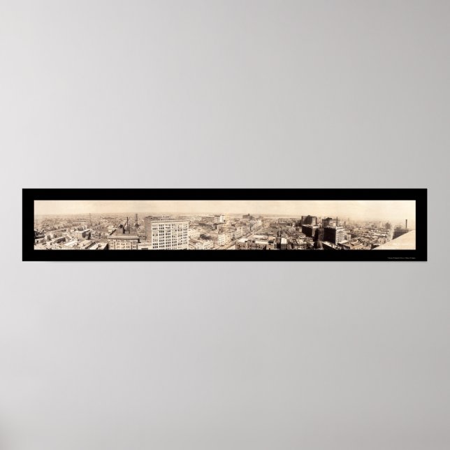 New Orleans Skyline Photo 1919 Poster (Front)