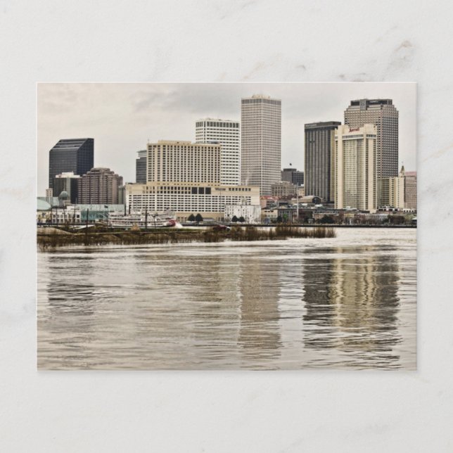 New Orleans Skyline Postcard (Front)