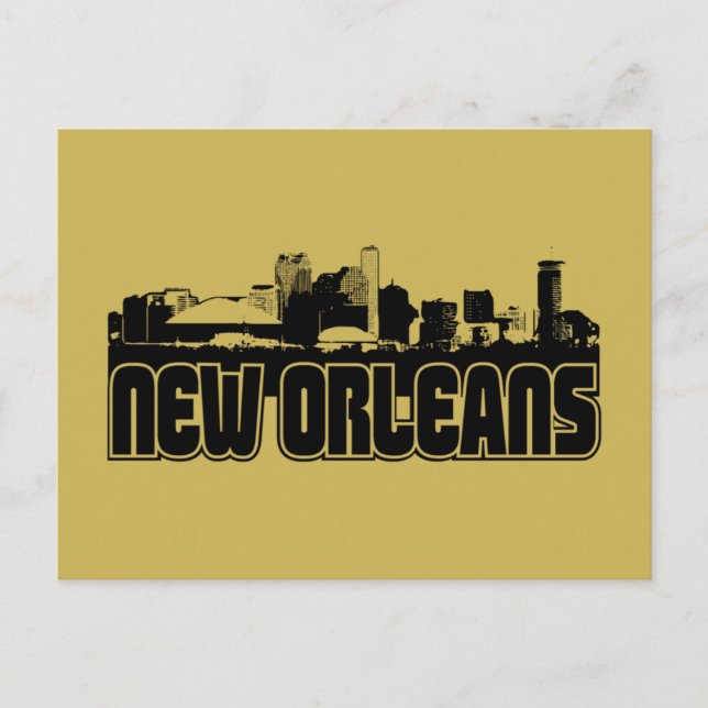 New Orleans Skyline Postcard (Front)