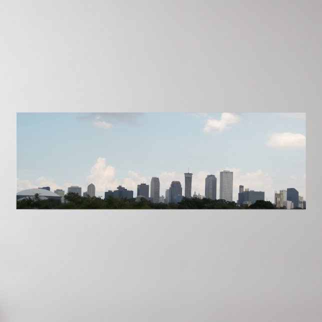 New Orleans Skyline Poster (Front)