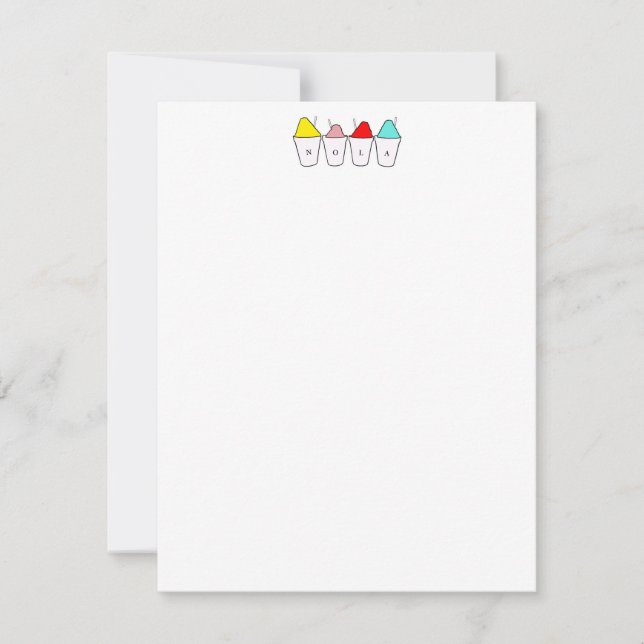 New Orleans Snowballs Card (Front)