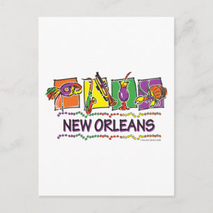 NEW-ORLEANS-SQUARES-eps copy Postcard