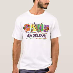 NEW-ORLEANS-SQUARES-eps copy T-Shirt