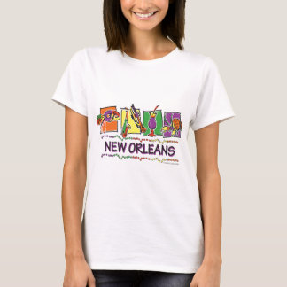 NEW-ORLEANS-SQUARES-eps copy T-Shirt