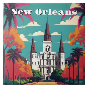New Orleans St Louis Cathedral Tile