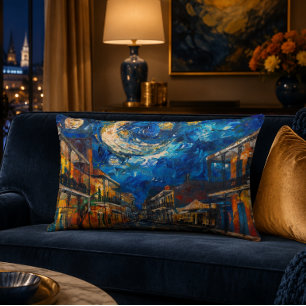 New Orleans Starry Accent Pillow