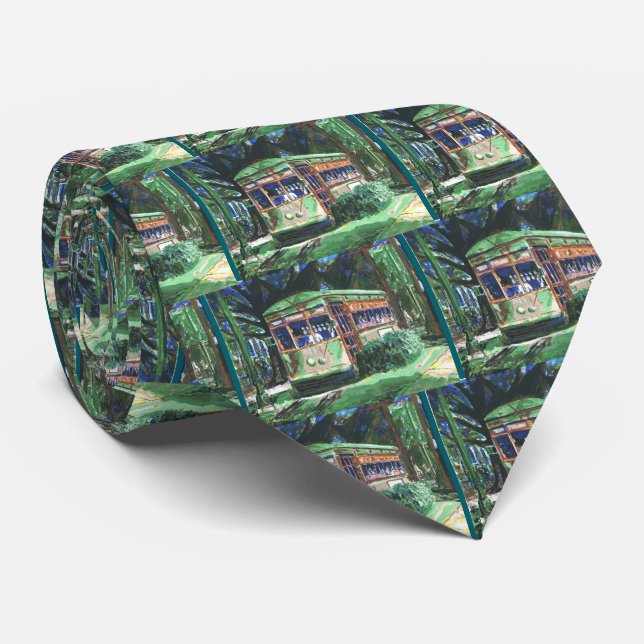 New Orleans Street Car Tie (Rolled)