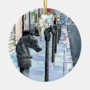 New Orleans Street Ceramic Tree Decoration