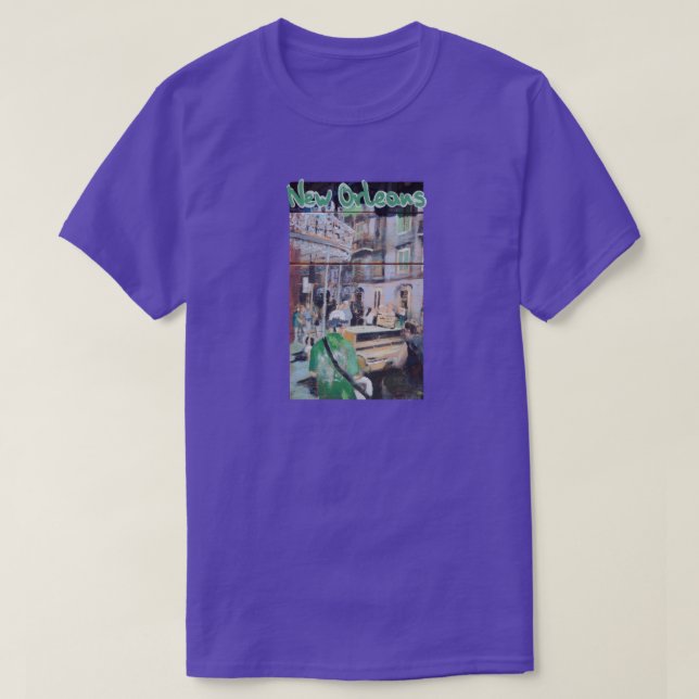 New Orleans Street Musicians T-Shirt (Design Front)