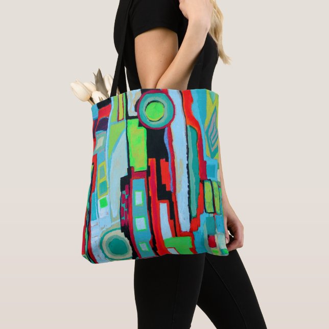 New Orleans Street Tote Bag (Close Up)