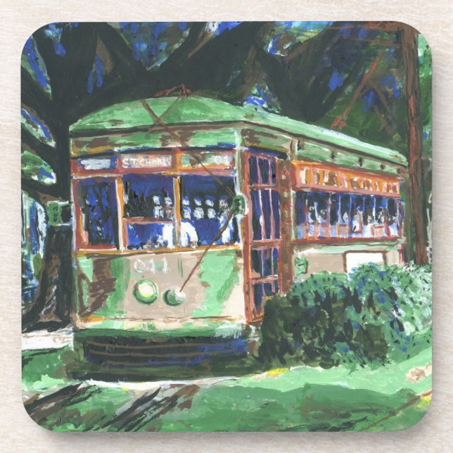 New Orleans Streetcar Coaster (Front)