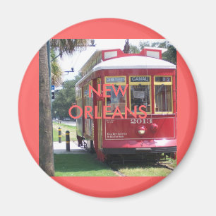 New Orleans Streetcar Magnet