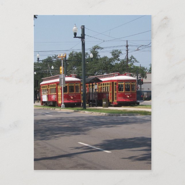 New Orleans Streetcar Postcard (Front)