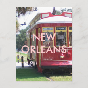 New Orleans Streetcar Postcard
