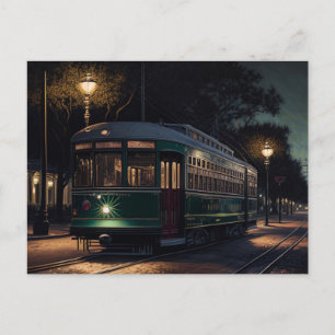 New Orleans Streetcar Postcard