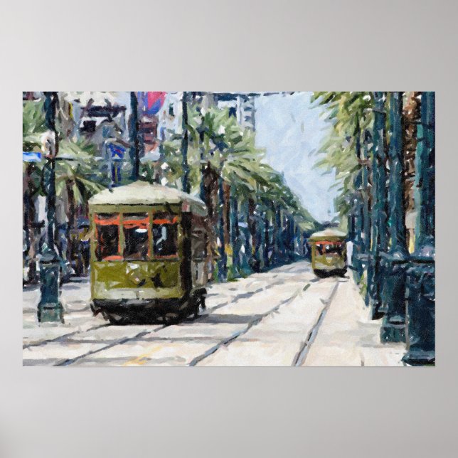 New Orleans Streetcar Print (Front)