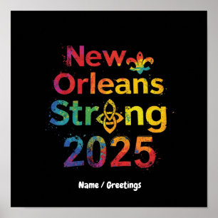 New Orleans Strong 2025 Inspiring NOLA Pride Poster