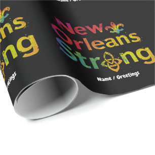 New Orleans Strong 2025 Inspiring NOLA Pride Wrapping Paper