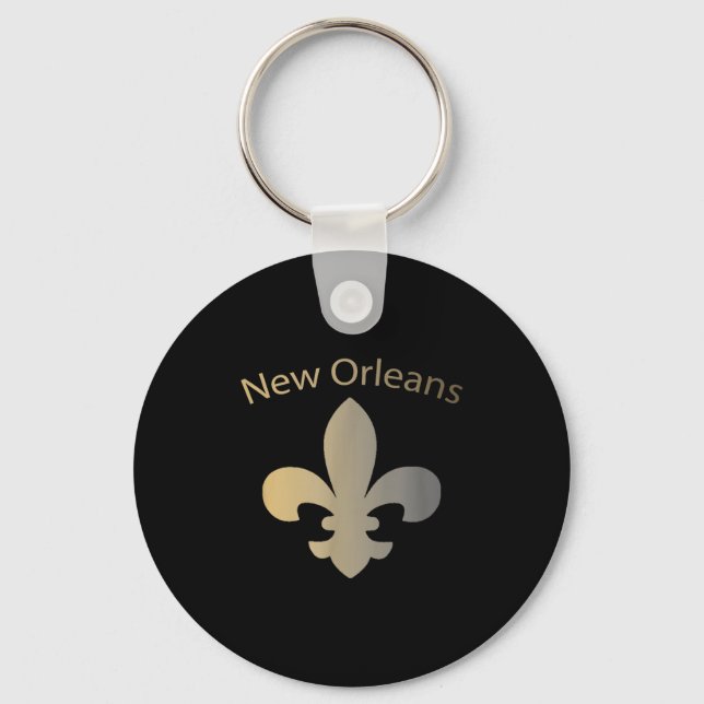 New Orleans Tees_  Key Ring (Front)