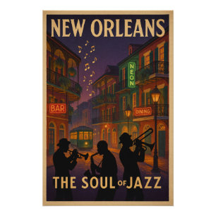 New Orleans – The Soul of Jazz Poster