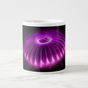 New Orleans Trolley Bus Teleported By Alien Force Large Coffee Mug