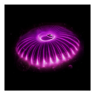 New Orleans Trolley Bus Teleported By Alien Force Poster