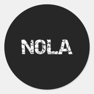 New Orleans Vacation Fun Louisiana Py Quote Nola Classic Round Sticker