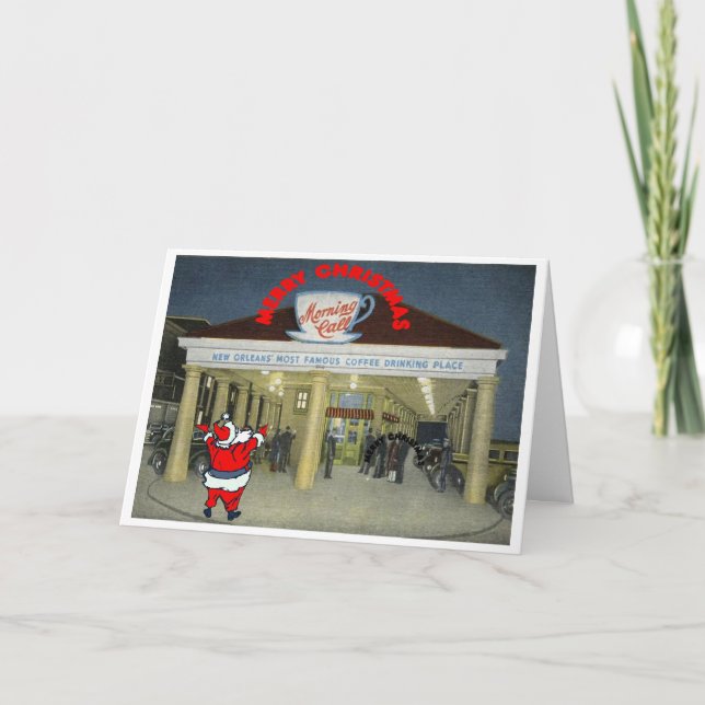New Orleans Vintage Christmas Card (Front)