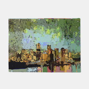 New Orleans Water Front Doormat