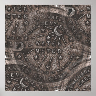 New Orleans Water Meter Wall Art