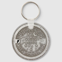 New Orleans Water Metre Cover Keychain