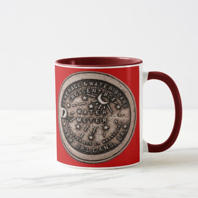 New Orleans Water Metre Cover Mug (Right)