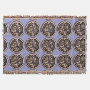 New Orleans Water Metre Cover Throw Blanket